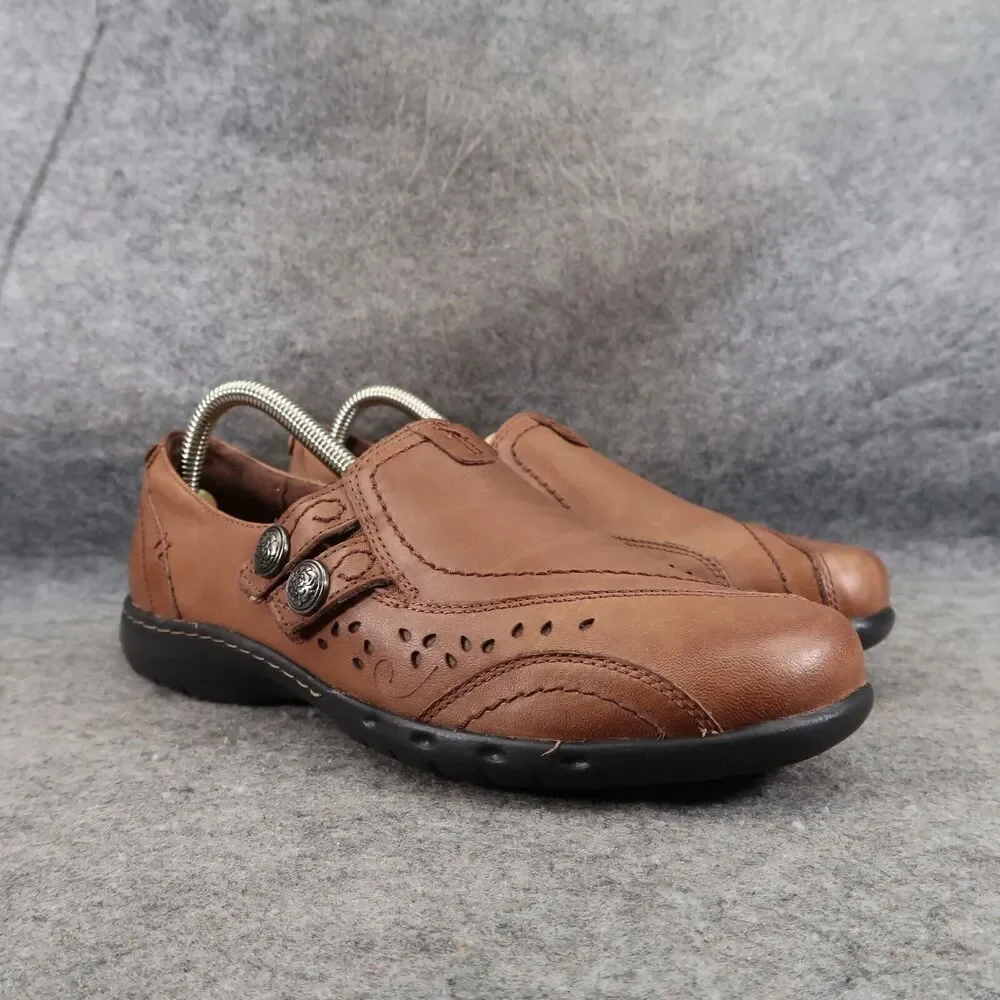Rockport Shoes Womens 8.5 Daisey Slip On Comfort Leather Artisan Walking Classic